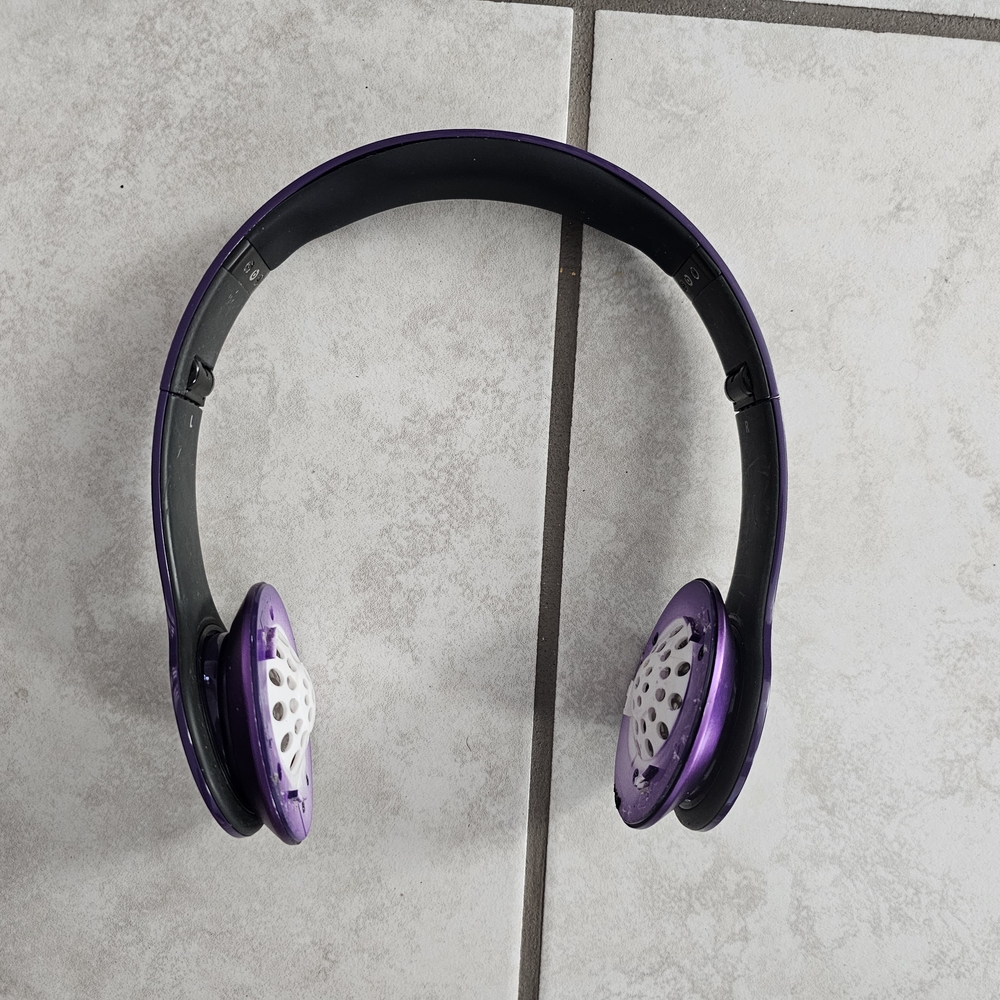 Beats By Dre Solo HD Purple On-Ear Wired Headphones - Lightweight Stereo Headset